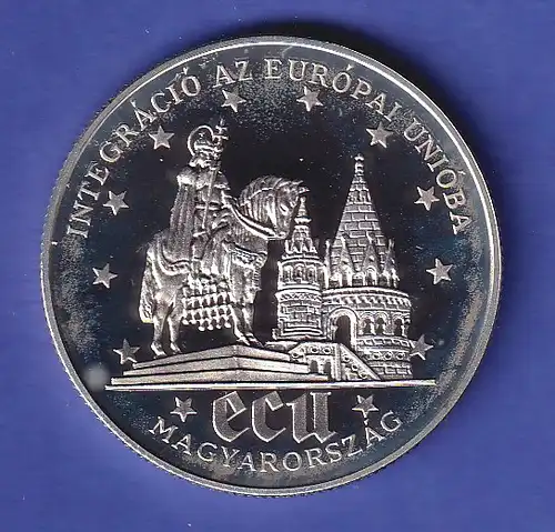 Ungarn Silbermünze 500 Forint Europäische Integration 1994 PP