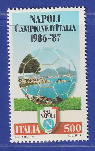 Italien 1987 Fußballmeisterschast 1986/87 durch den SSC Neapel  Mi-Nr. 2016 **