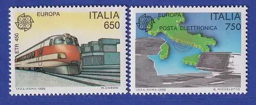 Italien 1988 Europa Transport- und Kommunikationsmittel  Mi-Nr. 2043-44 **