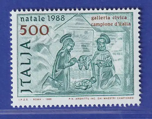 Italien 1988 Weihnachten (II). Die Geburt  Mi-Nr. 2068 **