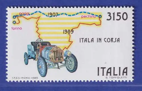 Italien 1989 Autorennen Peking-Paris  Mi-Nr. 2071 **