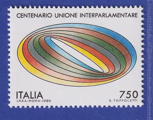 Italien 1989 Interparlamentarische Union (IPU).  Mi-Nr 2091 **
