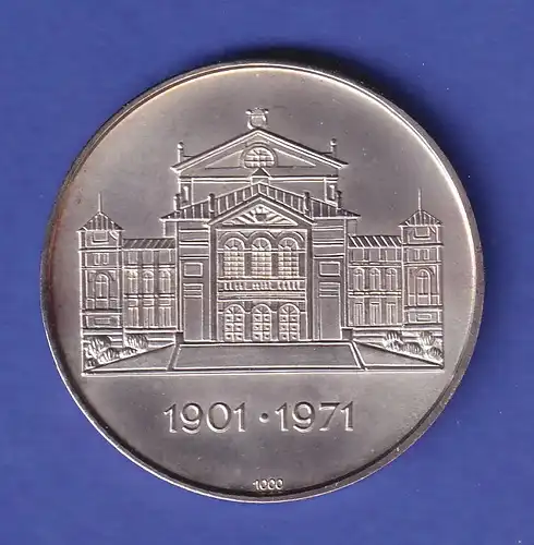 Silbermedaille 1971 Prinzregententheater in München Restaurierung  20g Ag1000 