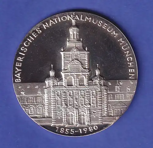 Silbermedaille 1980 Bayerisches Nationalmuseum - K. M. von Aretin 23g Ag1000