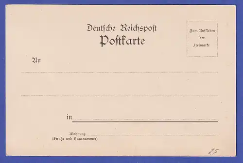 Dt. Reich 1900 Bildpostkarte Gau-Turnfest in Potsdam - Vorstand des Turnerbunds