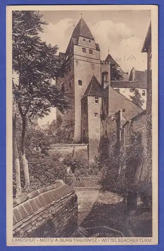 Bayern 1915 Ansichtskarte Burg Trausnitz in Landshut
