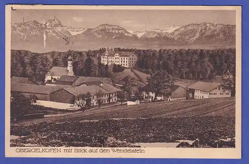 Deutsches Reich 1929 Ansichtskarte Oberölkofen (heute Oberelkofen bei Grafing)