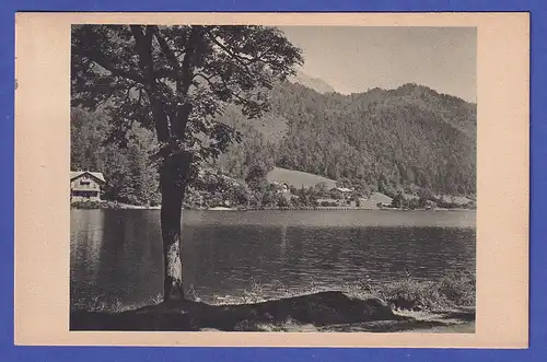 Deutsches Reich 1936 Ansichtskarte Thumsee bei Bad Reichenhall