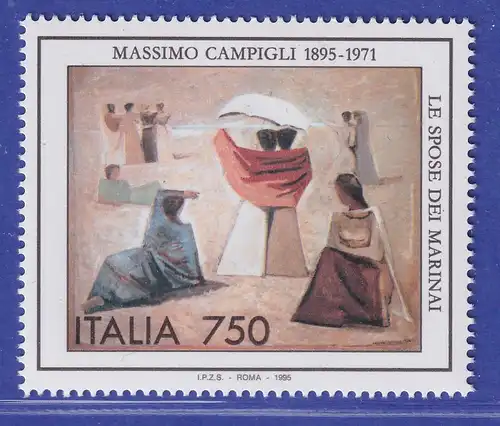 Italien 1995 Massimo Campigli, Seemannsbräute  Mi-Nr.2401 **
