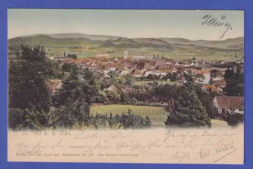 Österreich 1901 Ansichtskarte St. Veit an der Glan