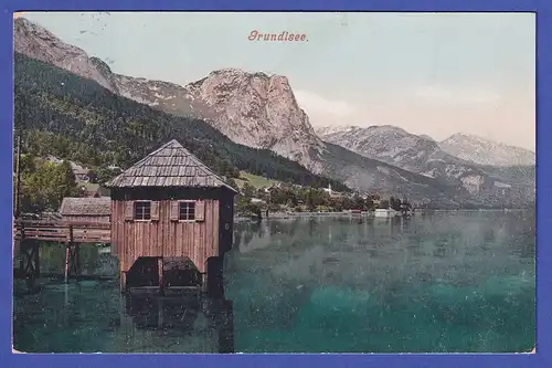 Österreich 1907 Ansichtskarte Grundlsee (Steiermark) 