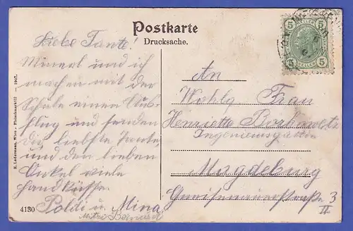 Österreich 1907 Ansichtskarte Mira-Fälle (Myrafälle, Niederösterreich)