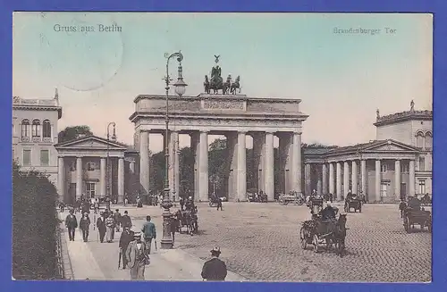 Dt. Reich 1911 Ansichtskarte Berlin gelaufen nach TSINANFU China