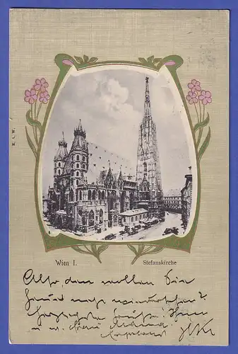 Österreich 1902 Ansichtskarte Wien Stephansdom