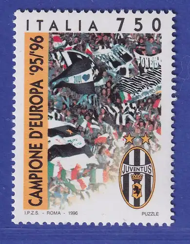 Italien 1996 Gewinn des Fußball-Europapokals durch Juventus Turin Mi-Nr. 2461**