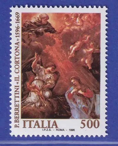 Italien 1996 Pietro da Cortona, Maler und Beumeister Mi-Nr. 2464 **