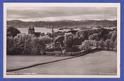 Bundesrepublik 1953  Ansichtskarte Tutzing am Starnberger See