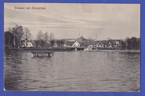 Deutsches Reich Bayern 1913  Ansichtskarte Diessen am Ammersee 
