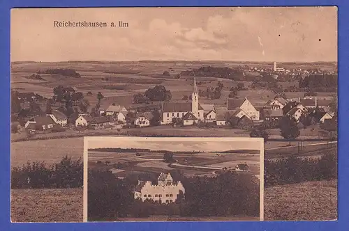 Deutsches Reich Bayern 1913  Ansichtskarte Reichertshausen an der Ilm