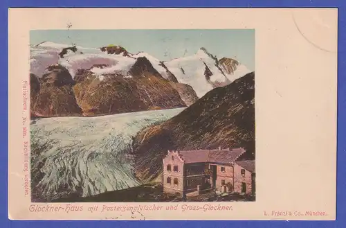 Österreich 1901 Ansichtskarte Großglockner und Glockner-Haus