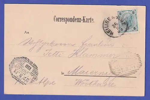 Österreich 1901 Ansichtskarte Großglockner und Glockner-Haus