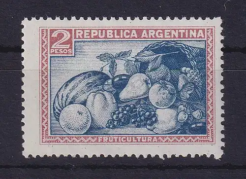 Argentinien 1949 Obstbau Mi.-Nr. 428 Y postfrisch ** / MNH 