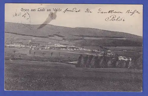 Österreich um 1900  Ansichtskarte Laab am Walde (Niederösterreich)