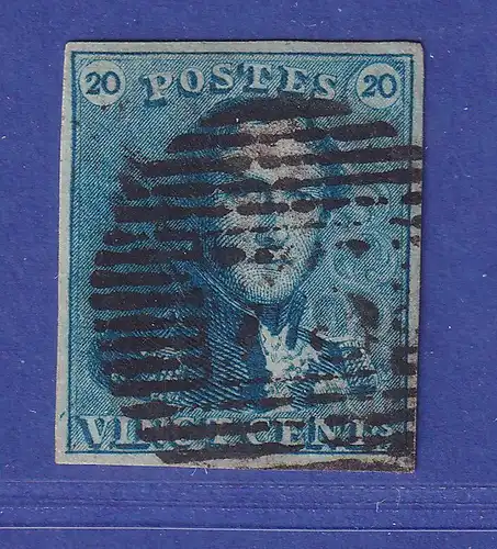 Belgien 1849 König Leopold I. 20 Ct Mi.-Nr. 2 a gestempelt