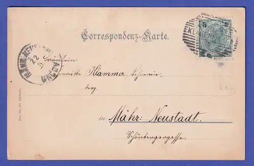 Österreich 1906 ?  Ansichtskarte Maria Wörth (Kärnten)