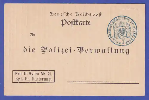 Deutsches Reich 1900er Jahre Melde-Postkarte für Infektionskrankheiten