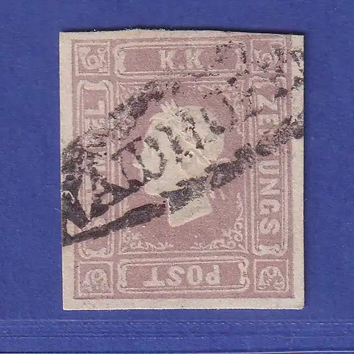 Österreich 1859 Zeitungsmarke Mi.-Nr. 17 b gestempelt geprüft PFENNINGER