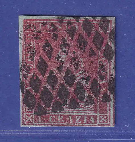 Alt-Italien Toskana Wappen Löwe Mi.-Nr. 4 x b gestempelt 