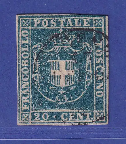 Alt-Italien Toskana Wappen Mi.-Nr. 20 a gestempelt gepr. PFENNINGER