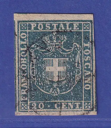 Alt-Italien Toskana Wappen Mi.-Nr. 20 b gestempelt gepr. PFENNINGER