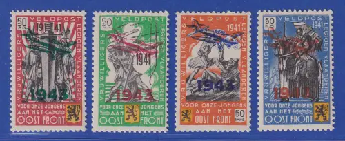 Dt. Besetzung 2.WK, Belgien Flämische Legion, Mi.-Nr. V - VIII Satz kpl. **