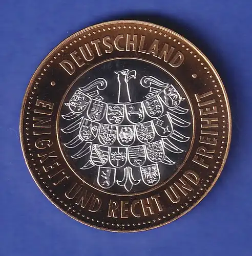 Silbermedaille Brandenburger Tor - 25 Jahre Deutsche Einheit 2015
