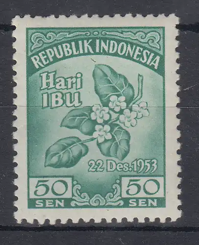 Indonesien 1953 Hari IBU Mi.-Nr. 119 postfrisch **