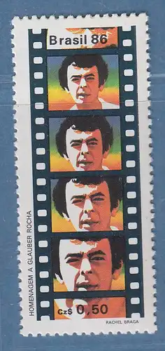 Brasilien 1986 Glauber Rocha  Mi-Nr. 2199 **