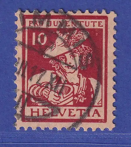 Schweiz 1916 Pro Juventute Trachten  Mi.-Nr. 132 gestempelt  