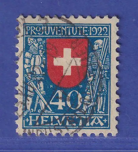 Schweiz 1922  Pro Juventute Wappen  Mi.-Nr. 178 gestempelt  