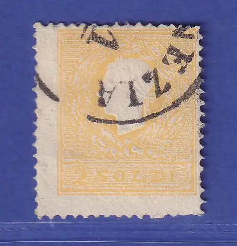 Österreich Lombardei Venetien  Mi.-Nr. 6 II  O VENEZIA gepr. PFENNINFGER 