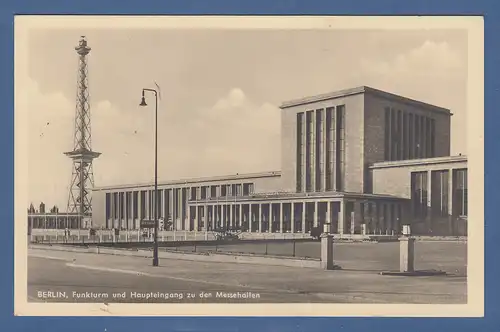 Berlin ERP 20Pfg. Mi.-Nr. 71 mit So-O Industrie-Ausstellung 1950 auf gel. Karte