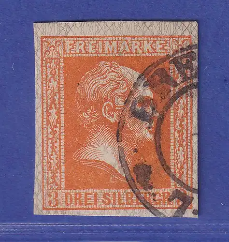 Preußen Friedrich Wilhelm IV. 3 Sgr  Mi.-Nr. 8 c  O gepr. PFENNINGER
