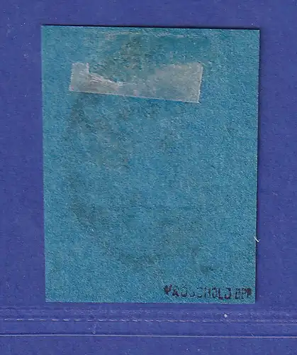 Sachsen Friedrich August II. 2 Ngr  Mi.-Nr. 7 gestempelt gepr. PRÖSCHOLD BPP