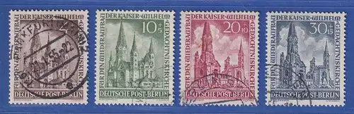 Berlin 1953 Kaiser-Wilhelm-Gedächtniskirche Mi.-Nr. 106-109 , gepr. Schlegel BPP