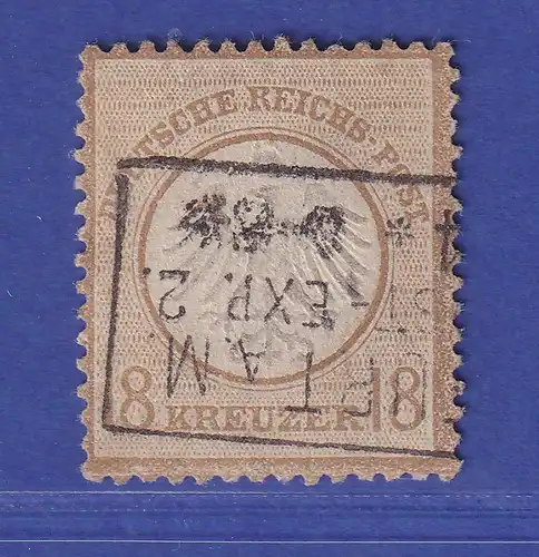 Dt. Reich kl. Brustschild 18 Kr  Mi.-Nr. 11 gestempelt gepr. PFENNINGER