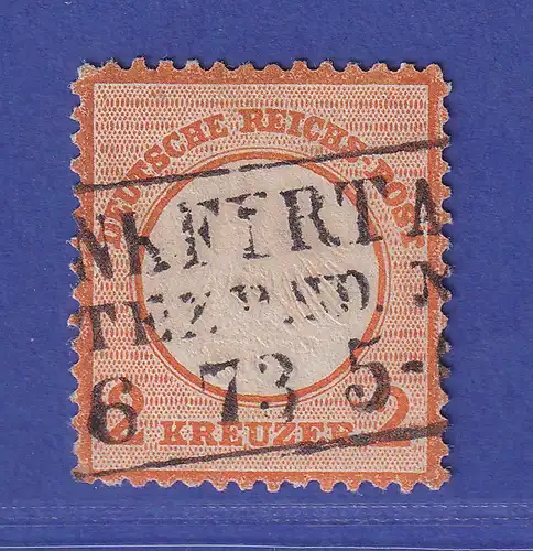 Dt. Reich kl. Brustschild 2 Kr  Mi.-Nr. 15 gestempelt gepr. PFENNINGER