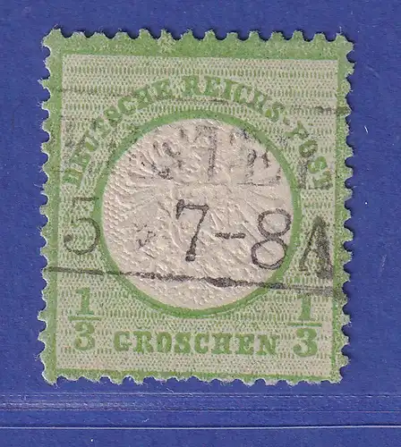 Dt. Reich gr. Brustschild 1/3 Groschen  Mi.-Nr. 17 b gestempelt 