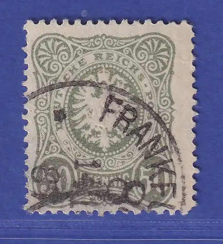 Deutsches Reich Pfennig 50 Pf  Mi.-Nr. 44 ca  gestempelt  gpr. ZENKER BP