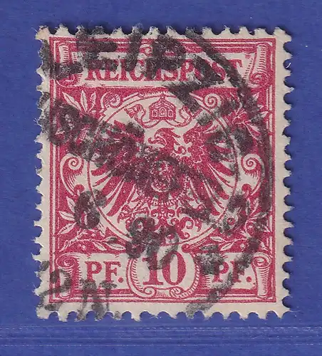 Deutsches Reich Krone/Adler 10 Pf  Mi.-Nr. 47 ba gestempelt  gpr. ZENKER BP
